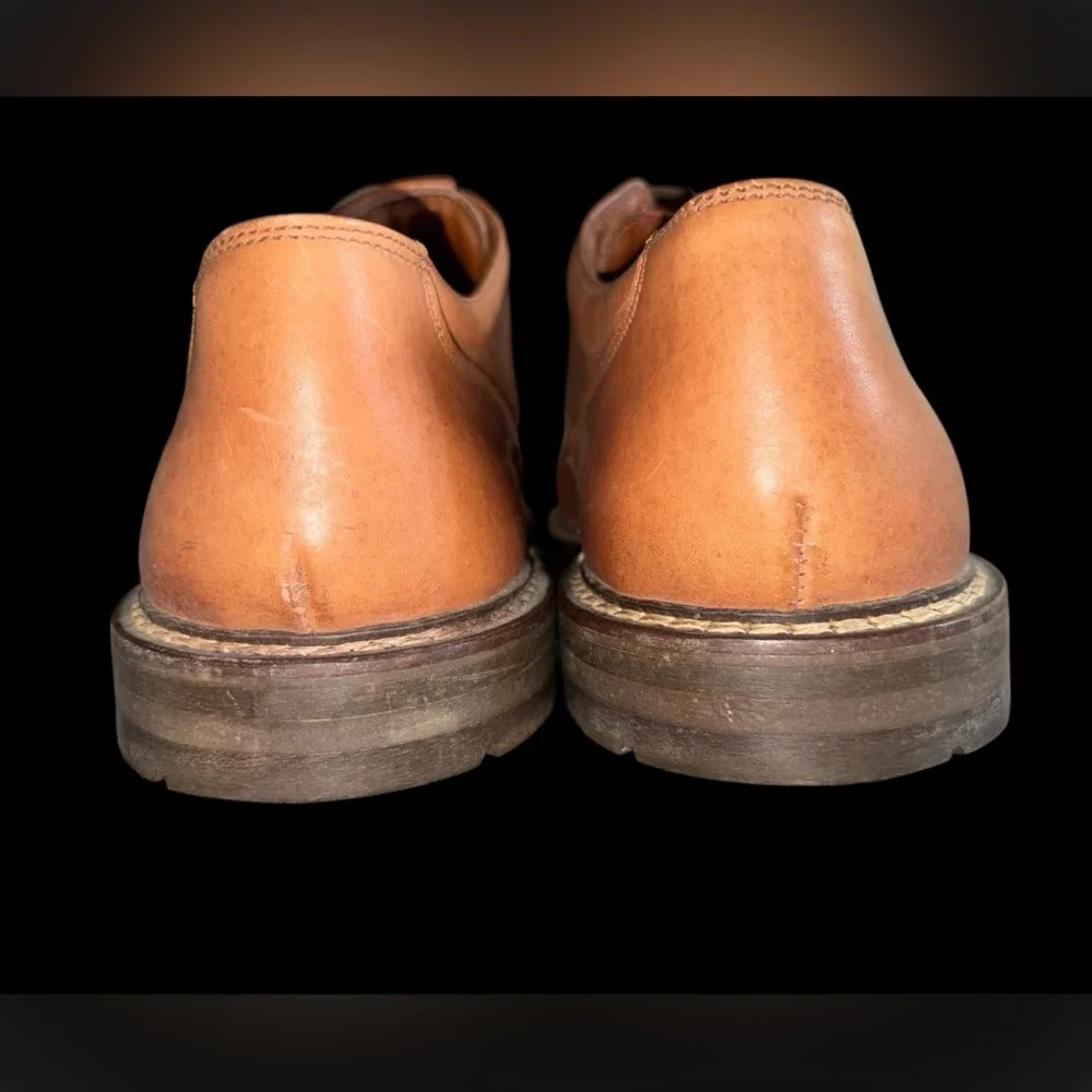 Antica Cuoieria Men’s Brown Leather Dress Shoes Italy Size‎ 11D
